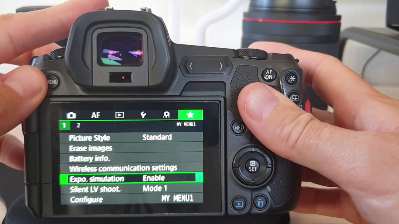 Configuración De La Canon EOS R - Todo Acerca Canon EOS R Y Objetivos RF